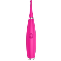 Vibrator Point Sparky 9 Moduri Vibratii Silicon USB Roz 18 cm Guilty Toys