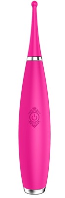 Vibrator Point Sparky 9 Moduri Vibratii Silicon USB Roz 18 cm Guilty Toys foto
