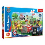 Puzzle Copii Trefl, Paw Patrol, Vehicule, 24 Piese, Multicolor