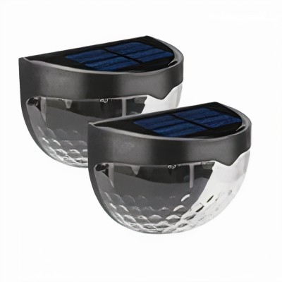 Set x2 Lampa Solara pentru Perete, 9x6x5 cm foto