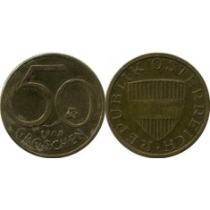 Austria 1960 - 50 groschen, circulata