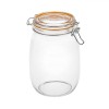 Borcan Sticlă, Model Standard, Capac Siguranta Silicon, Capacitate 750ml, Transparent, Oem