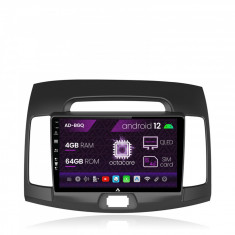 Navigatie Hyundai Elantra (2006-2011), Android 12, Q-Octacore 4GB RAM + 64GB ROM, 9 Inch - AD-BGQ9004+AD-BGRKIT178