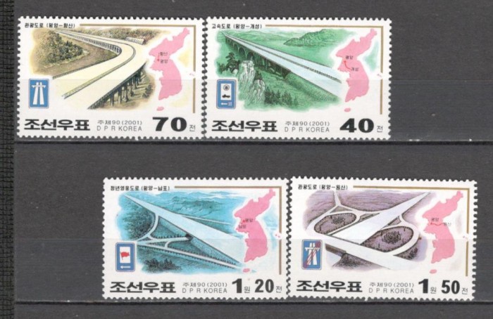 Coreea de Nord.2001 Autostrazi SC.299