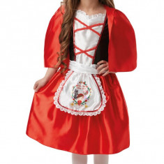 Costum Scufita Rosie pentru fete 7-8 ani 130 cm