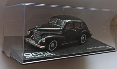 Macheta Opel Kapitan &amp;#039;50 1948-1950 negru - IXO/Altaya 1/43 foto