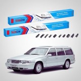 Cumpara ieftin Ștergătoare Volvo 960 S90 V90 1990-1998 | Set Față Flat &ndash; TeamCar&reg;