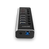 Cumpara ieftin Hub Lindy 7 Port USB 3.0 3x QuickCharge