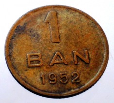 7.031 ROMANIA RPR 1 BAN 1952 foto