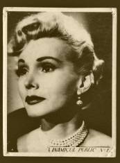 Inamicul public nr 1, foto cinema 17x23cm, film Franta Italia 1951 Zsa Zsa Gabor foto