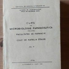 Curs de microbiologie farmaceutica pentru Facultatea de Farmacie vol 2- Natalia Stavri