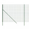Gard plasa de sarma, verde, 1,8x10 m, otel galvanizat GartenMobel Dekor, vidaXL