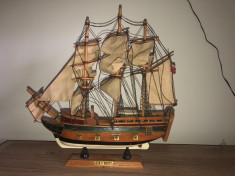 Macheta veche navala englezesca,corabie veche HMS Bounty foto