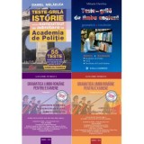 Pachet complet Admitere Academia de Politie Gramatica limbii romane, Notiuni, Exercitii si Grile. Teste grila de istorie Teste grila de limba engleza.