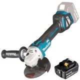 Makita DGA511Z + BL1830B - Polizor unghiular 125 mm + Acumulator Li-Ion 18 V 3 Ah