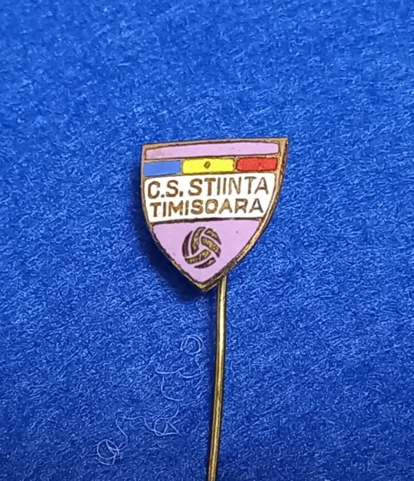Insigna fotbal - CS STIINTA TIMISOARA