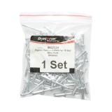 Popnit din aluminiu 4.8x12.7 mm, set 50 bucati, Breckner Germany