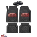 Covorașe Auto TeamCar&reg; Tip Tăviță Compatibile Dacia Sandero I (2008&ndash;2012) - Red, Cauciuc