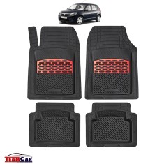 Covorașe Auto TeamCar&reg; Tip Tăviță Compatibile Dacia Sandero I (2008&ndash;2012) - Red