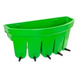 Adapatoare vitei Kerbl 30L cu 5 tetine cauciuc hranire simultana usor curatare plastic rezistent transport