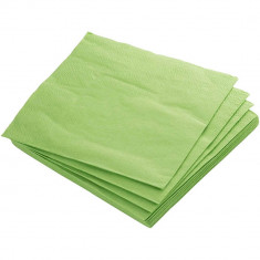 Servetele Verde Deschis din Hartie FLUFFY, 150 Buc/Set, 33x33 cm, 2 Straturi, Servetele Verde Deschis, Servetele Verde Deschis de Masa, Servetele Verd