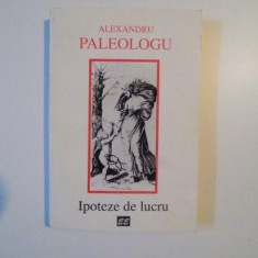 IPOTEZE DE LUCRU de ALEXANDRU PALEOLOGU , 1996