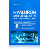 Some By Mi Glow Luminous Hyaluron Moisturizing mască textilă hidratantă cu acid hialuronic 25 g