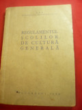 Regulamentul Scolilor de Cultura Generala 1964 - Ministerul Invatamant ,126 pag