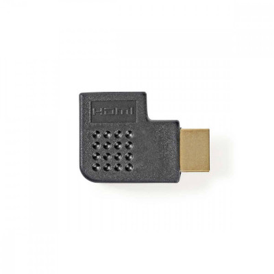 Adaptor HDMI - HDMI mama cotit stanga mare viteza cu Ethernet Nedis foto