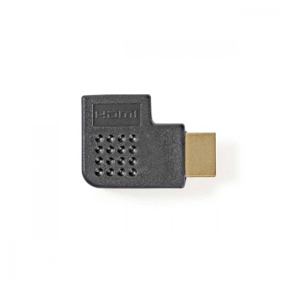 Adaptor HDMI - HDMI mama cotit stanga mare viteza cu Ethernet Nedis foto