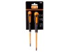 Set 2 Surubelnite Izolate BAHCO ERGO PZ VDE, Maner Ergonomic, Varf SL/PZ1, SL/PZ2