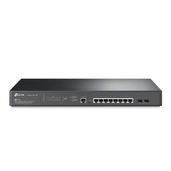 Switch TP-Link cu management L2+, 8 Porturi 2.5GBASE-T si 2-Port 10GE SFP+ L2+ Managed Switch with 8-Port PoE+ &quot;TL-SG3210XHP-M2&quot; (timbru verde 2 lei)