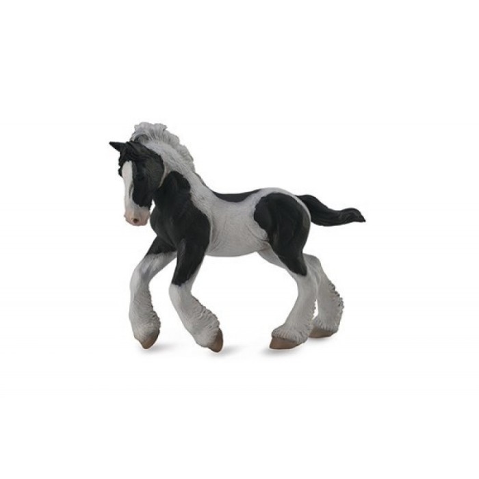 Figurina Manz Gypsy M Collecta, 12.2 x 9.7 cm, Alb si Negru