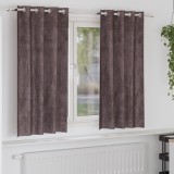 vidaXL Draperii 2 buc cu Gromete Maro 175x140 cm