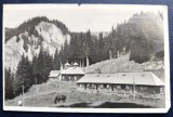 Busteni - Schitul Nou din Pestera Ialomitei Cabana Pestera 1932 foto, circulata