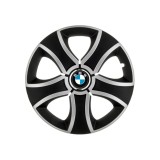 Set 4 Capace Roti 15 inchi (R15) Bis Gri-Negru, Compatibile Cu BMW, Autohelix MSA