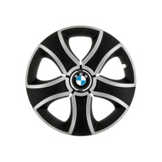 Set 4 Capace Roti 14 inchi (R14) Bis Gri-Negru, Compatibile Cu BMW