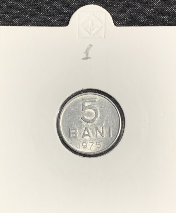 Moneda 5 bani 1975