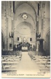 AD 929 C. P. VECHE - FONTAINE-LES-DIJON - INTERIEUR DE LA BASILIQUE - FRANTA, Circulata, India, Printata