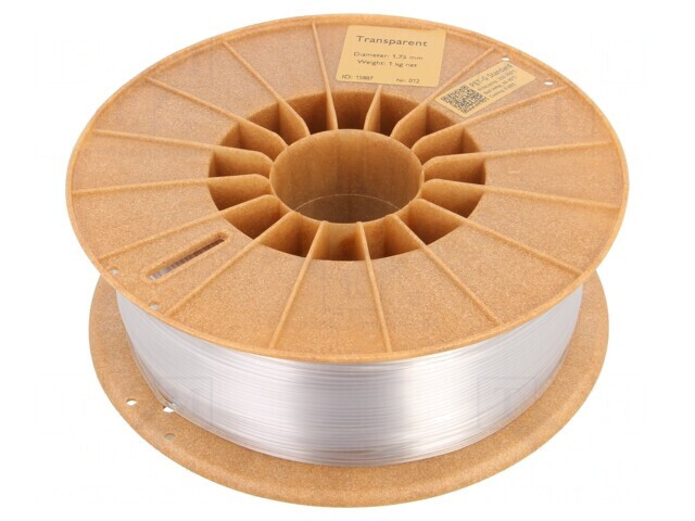 Filament PET-G 1,75mm Transparent 1kg
