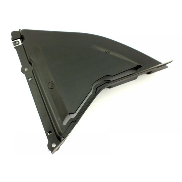 Capac sub bara fata BMW Seria 6 (E63/E64), 01.2004-07.2010, partea stanga, polietilena (PE),