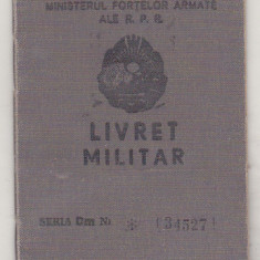 bnk div Livret militar RPR 1958