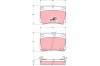 TRW GDB3239 COTEC set placute frana,frana disc