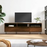 vidaXL Comodă TV, stejar maro, 150x30x44,5 cm, lemn prelucrat