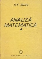 Analiza matematica. Curs special (G. E. Silov) foto