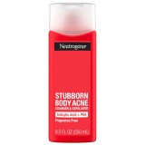 Gel de curățare corp Neutrogena Stubborn Body Acne, acid salicilic 1% + PHA, fără parfum, 250 ml