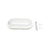 Aplica LED ovala 18W IP65 pentru interior si exterior, lumina rece