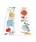 Covor pentru bucatarie Dessin Cuisine, 80 x 120 cm, multicolor