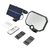 Lampa solara LED 450 lm cu telecomanda, senzor crepuscular si IP44 Breckner