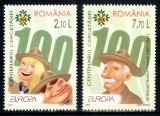 Romania 2007, LP 1762, EUROPA Centenarul Cercetasiei, seria, MNH! LP 11,80 lei